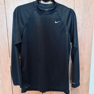 Nike men’s dri-fit black long sleeve shirt, size small